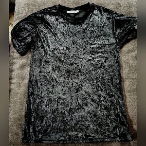 Velvet Tshirt Dress